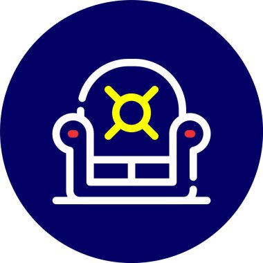 güzel ve mavi vektör çizgisi simgesi