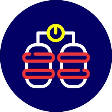 vektör bombası ico, vektör illüstrasyonu