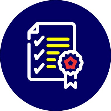 Vektör belgesi Simge illüstrasyonu