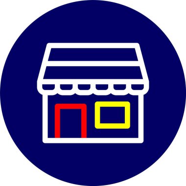 vektör mağaza simgesi çizimi