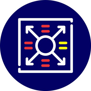 Seo simgesinin vektör illüstrasyonu