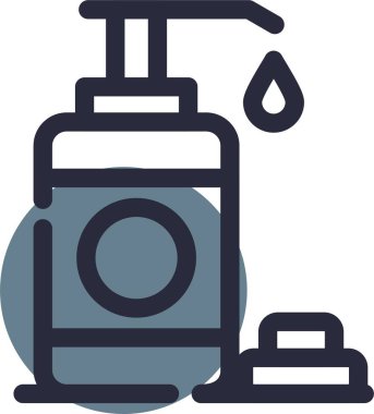 Duş. Web simgesi vektör illüstrasyonu