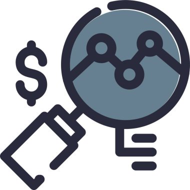 iş analizi finans simgesi