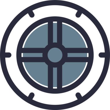 Bir geminin vektör simgesi