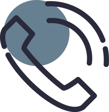 Çağrı merkezi desteği. Web simgesi basit tasarım