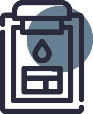 su damlası ikon vektör illüstrasyonu