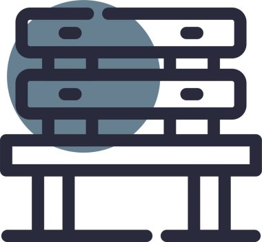 bank simgesinin vektör illüstrasyonu