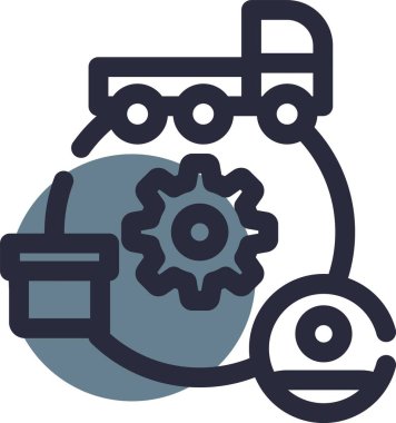 Beyaz arkaplanda dişli vektör simgesi