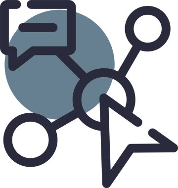 Vektör Paylaşım simgesi çizimi