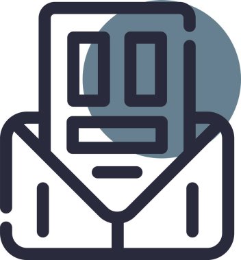 e-posta mektup simgesi ile doldurulmuş - özet biçimi