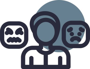 Maskeli bir grup insan.