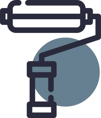 Bir spor salonu simgesinin vektör çizimi