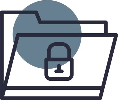 Dosya simgesinin vektör illüstrasyonu