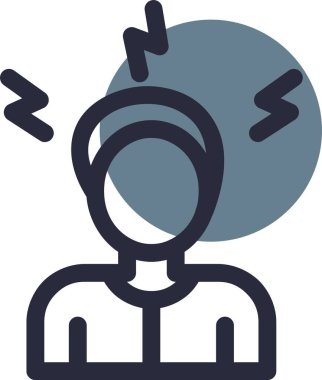 Baş simgesi olan beyin, özet biçimi