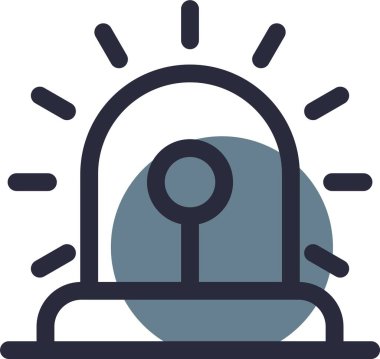 ampul simgesi vektör illüstrasyonu