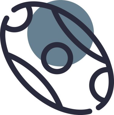 Çizgi film simgesinin vektör çizimi