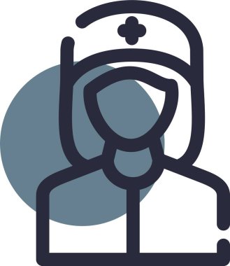 Çağrı merkezi operatör simgesi. hat çağrı merkezi servis vektör rengi düz izole