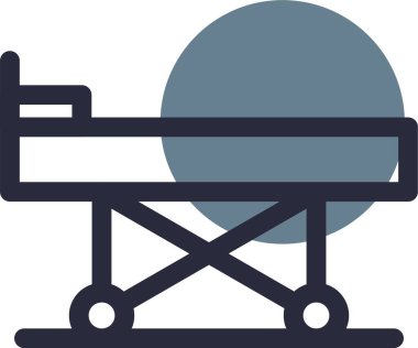 Salıncak ağ simgesi, basit vektör illüstrasyonu