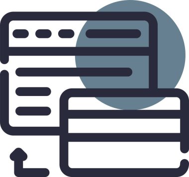 Vektör belgesi Simge illüstrasyonu