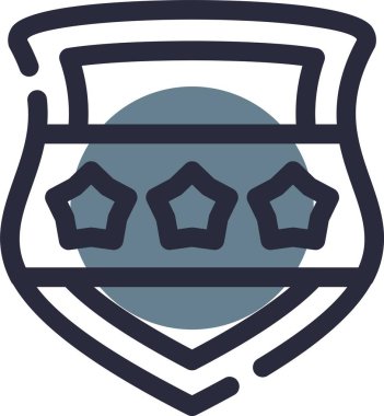 Bir beyzbol ikonunun vektör illüstrasyonu