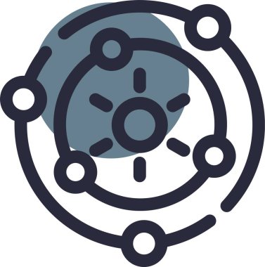 seo modern simgesinin vektör illüstrasyonu