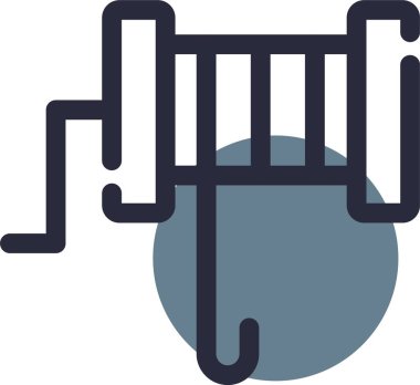 Modern bir simgenin vektör illüstrasyonu