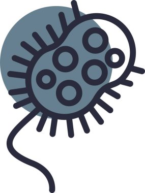 Virüs. Web simgesi basit illüstrasyon