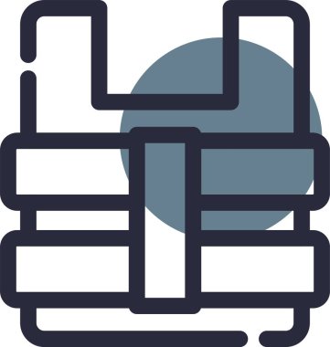 Bir haritanın modern ve tasarımı için vektör çizimi