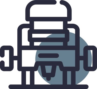 Robot robot simgesinin vektör çizimi