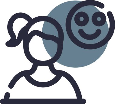 Kadın vektör illüstrasyonu