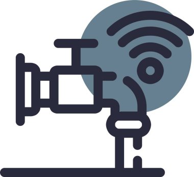 Kamera simgesi, vektör illüstrasyonu