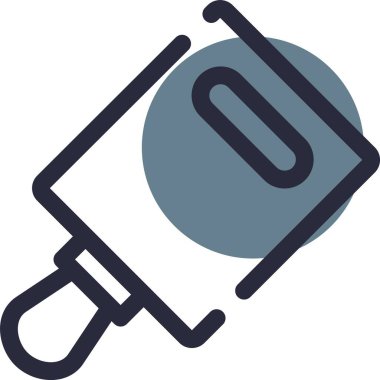 Boya fırçası. Web simgesi vektör illüstrasyonu