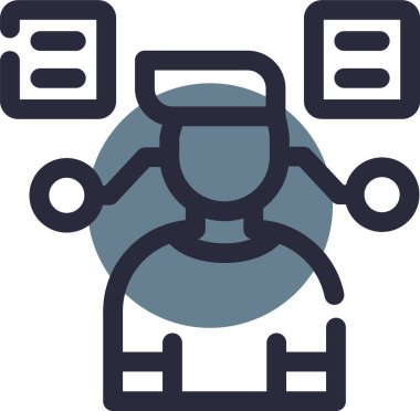 iş vektörü illüstrasyon simgesi