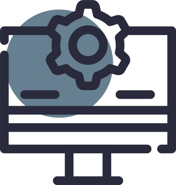 Vektör ayarı Simge illüstrasyonu