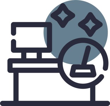 Çevrimiçi Dükkan simgesi, vektör illüstrasyonu