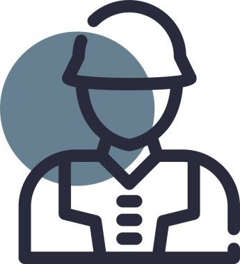 Avatar işçi adam simgesi