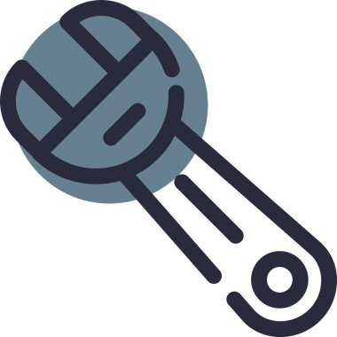 uydu simgesi, basit vektör illüstrasyonu