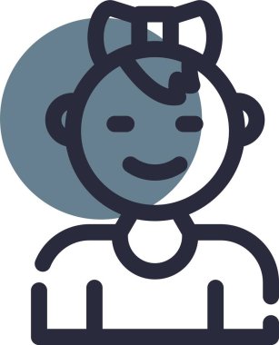 Karışık kategoride avatar yüz simgesi