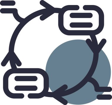 ağ web simgesi basit illüstrasyon