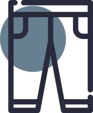 Elbise askısı moda simgesi