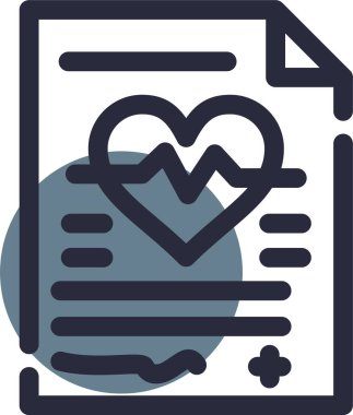 Kalp. Web simgesi basit illüstrasyon