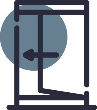 Salıncak simgesi. vektör illüstrasyonu