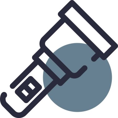 Bir kürek simgesinin vektör çizimi