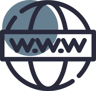 İnternet ağı. Basit resimleme