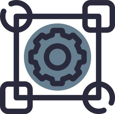 ağ web simgesi, basit vektör illüstrasyonu