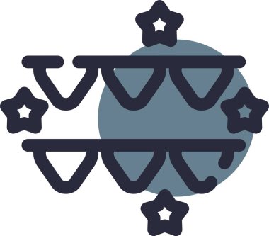 yıldız simgesi, vektör çizimi