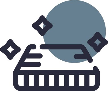 Modern oto tamir simgesinin vektör illüstrasyonu