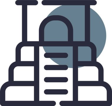 vektör torba ağ simgesi