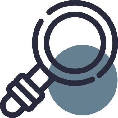 Seo arama simgesinin vektör illüstrasyonu