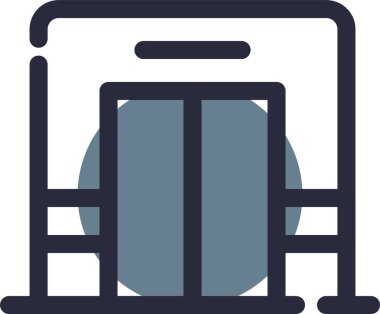 bagaj ikonu. özet vektör illüstrasyonu.